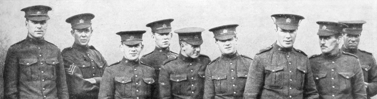 Bir grup Kanadalı asker, 1914 by Unbekannt