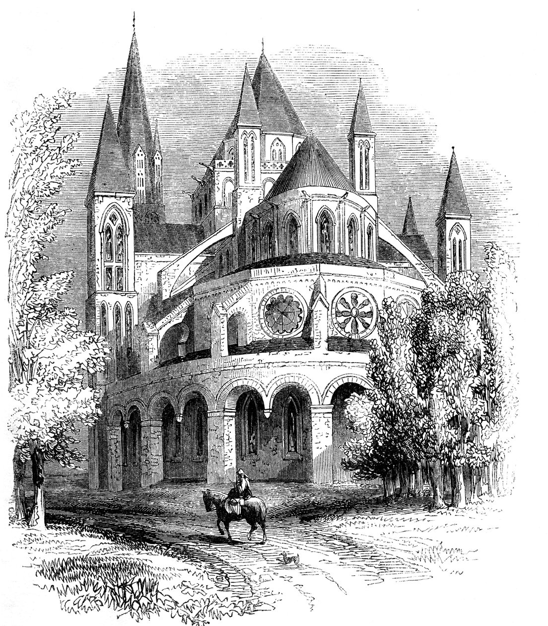 Erkekler Manastırı, Caen, Normandy, Fransa by Unbekannt
