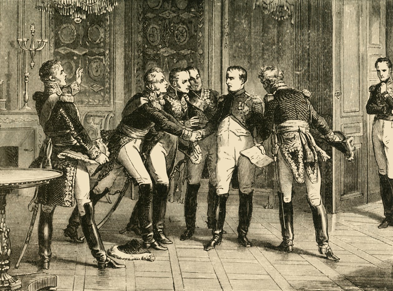 Napolyon Bonapart'ın tahttan çekilmesi, 1815, 1890. by Unbekannt