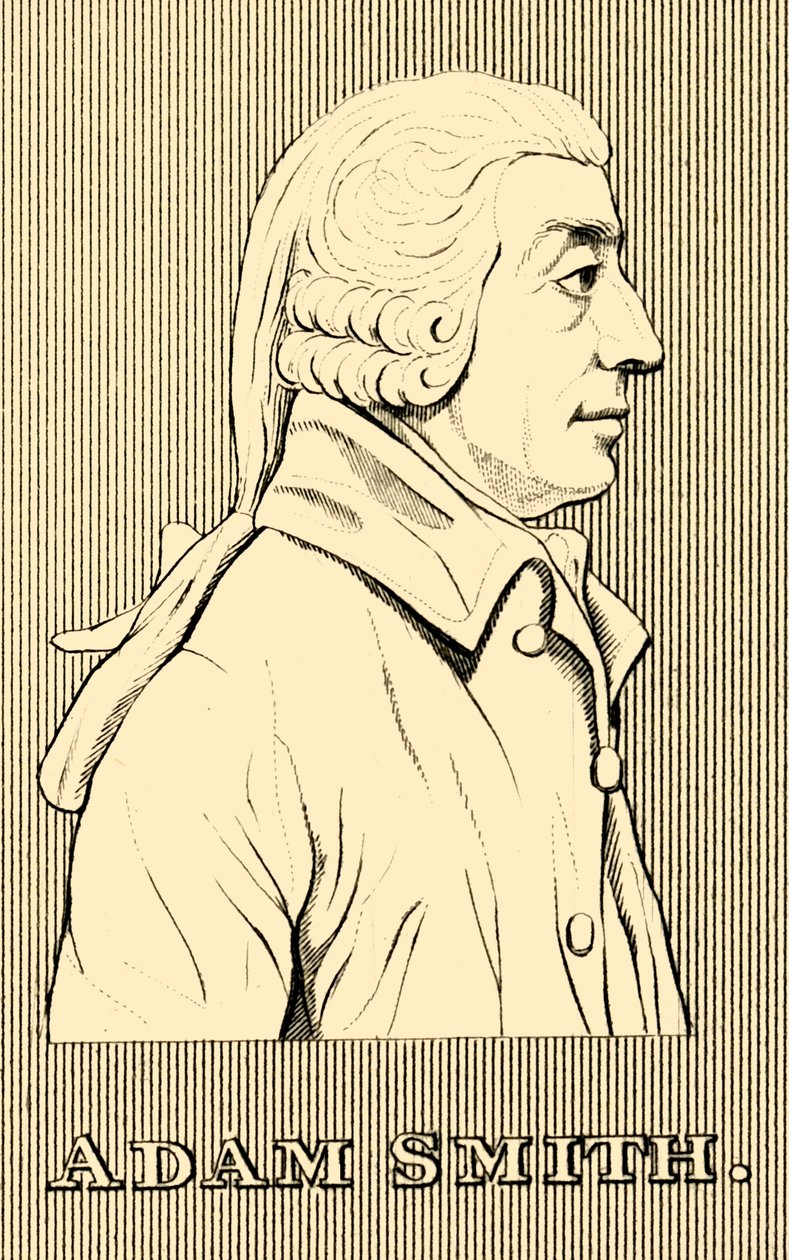 Adam Smith, 1723-1790, 1830. by Unbekannt