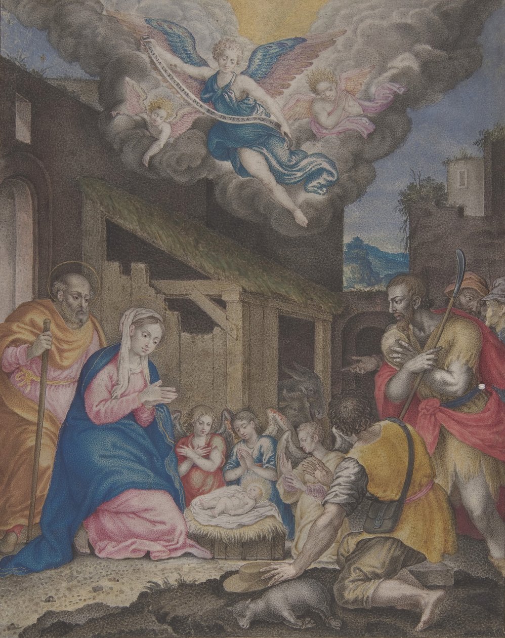Çobanların Hayranlığı, 1575-1600. by Unbekannt