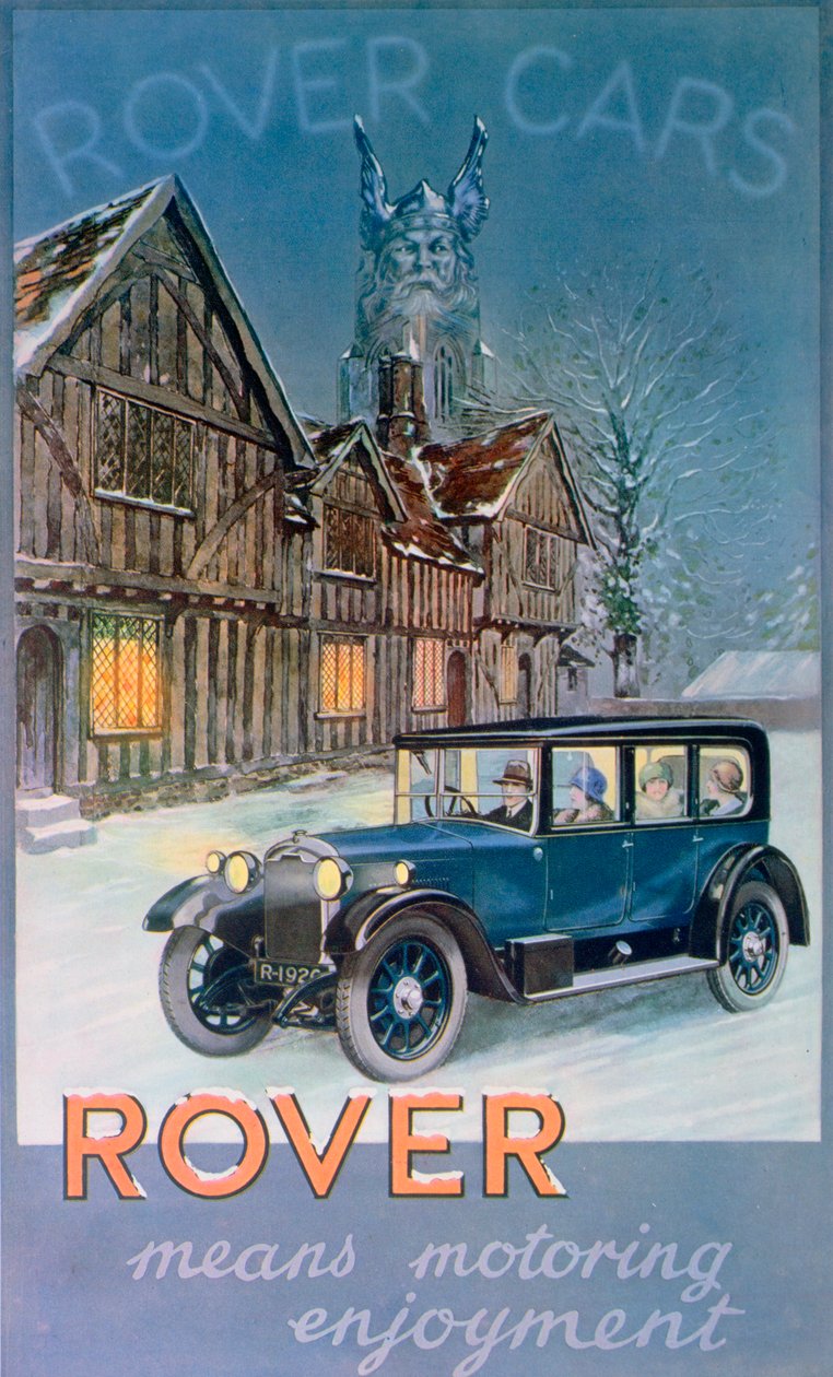 Rover Arabaları için Reklam, 1927 by Unbekannt