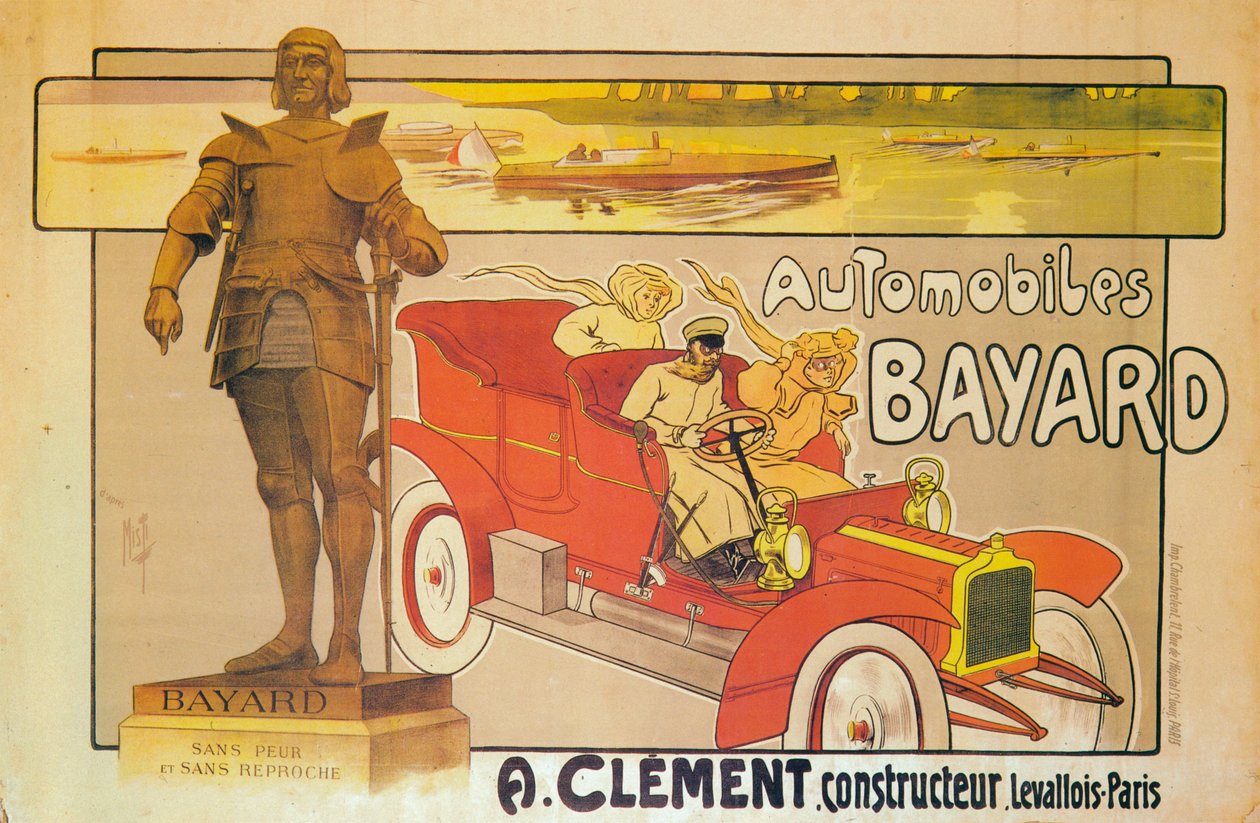 Clement-Bayard arabaları için reklam, c1905 by Unbekannt