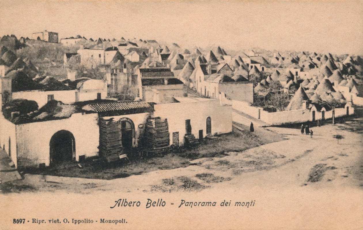 Albero Bello - Dağların Panoraması, c1910. by Unbekannt