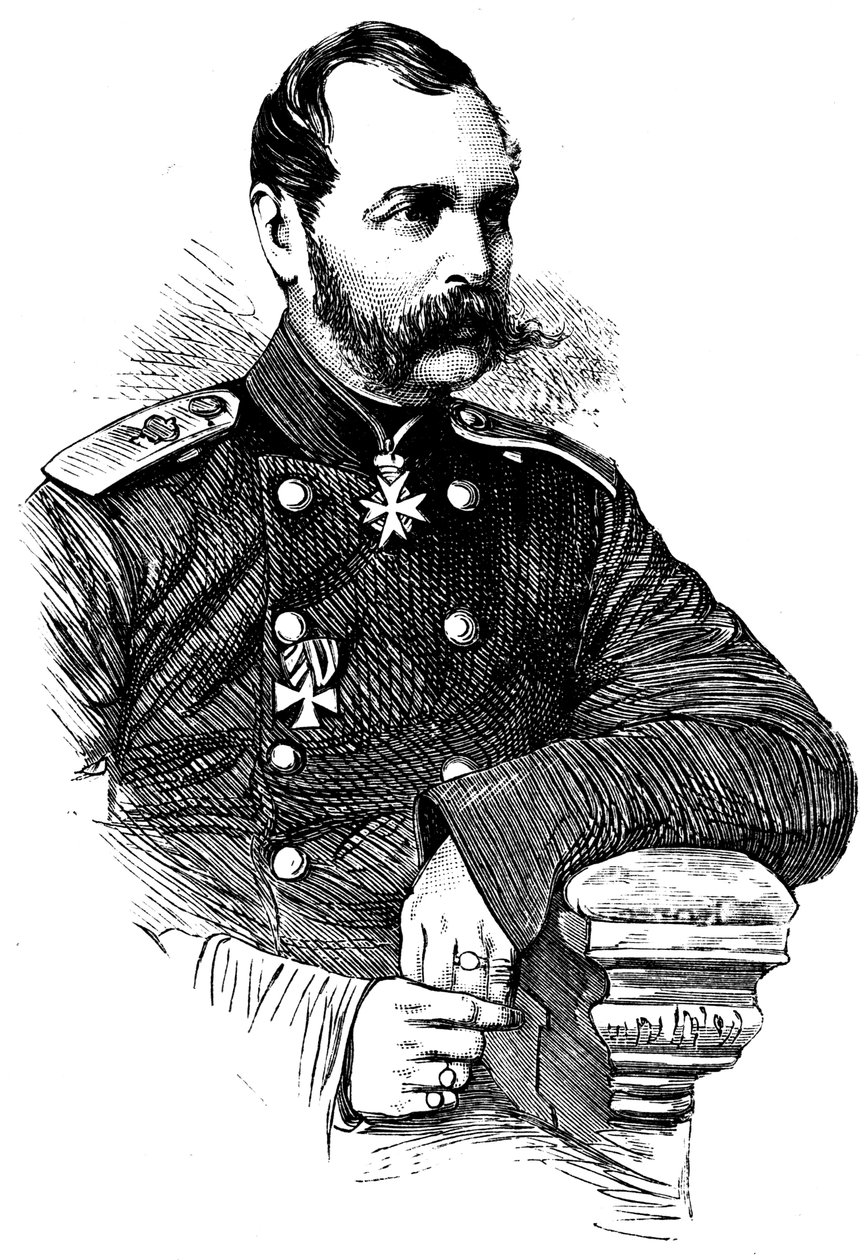 Alexander II 1818-1881, 1855'ten Rusya Çarı by Unbekannt