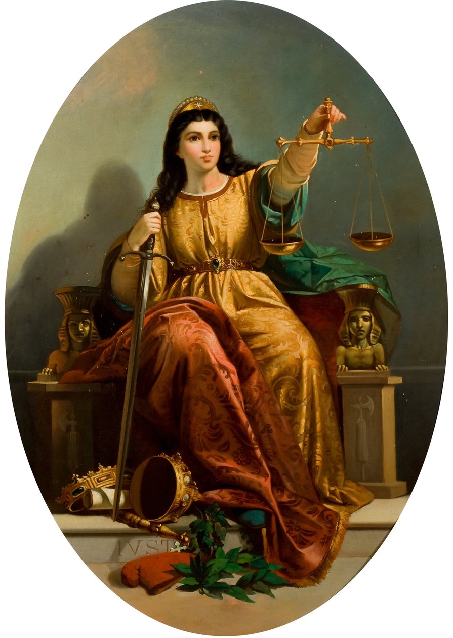 Adalet Alegorisi, c. 1870. by Unbekannt