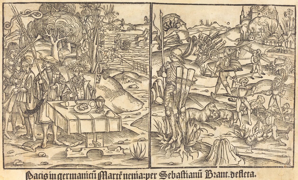 Savaş ve Barış Alegorisi, 1499. by Unbekannt