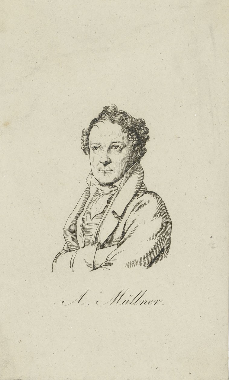 Amandus Gottfried Adolf Muellner 1774-1829, 1810-1820. by Unbekannt