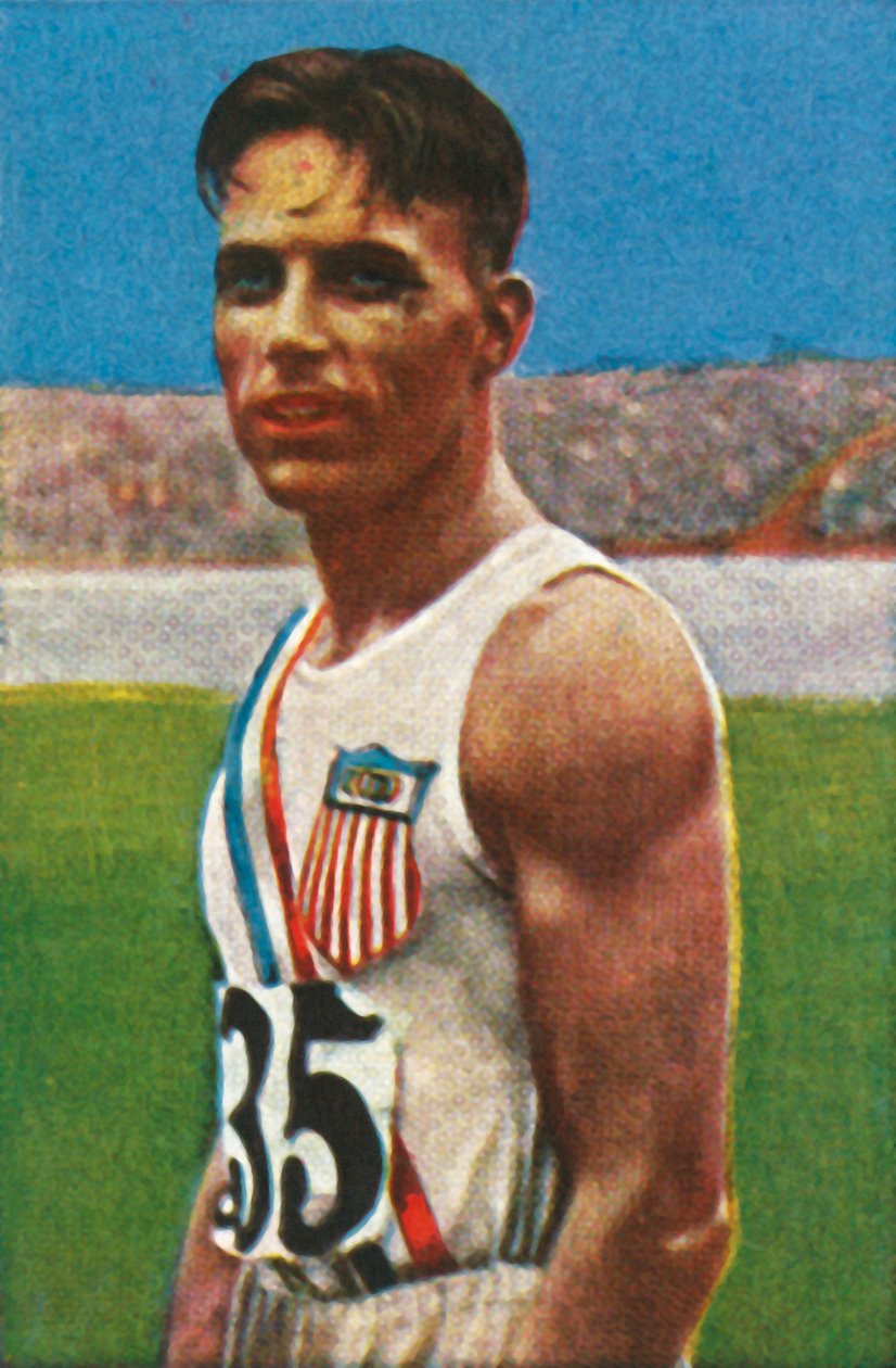 Amerikan disk atıcı Bud Houser, 1928. by Unbekannt