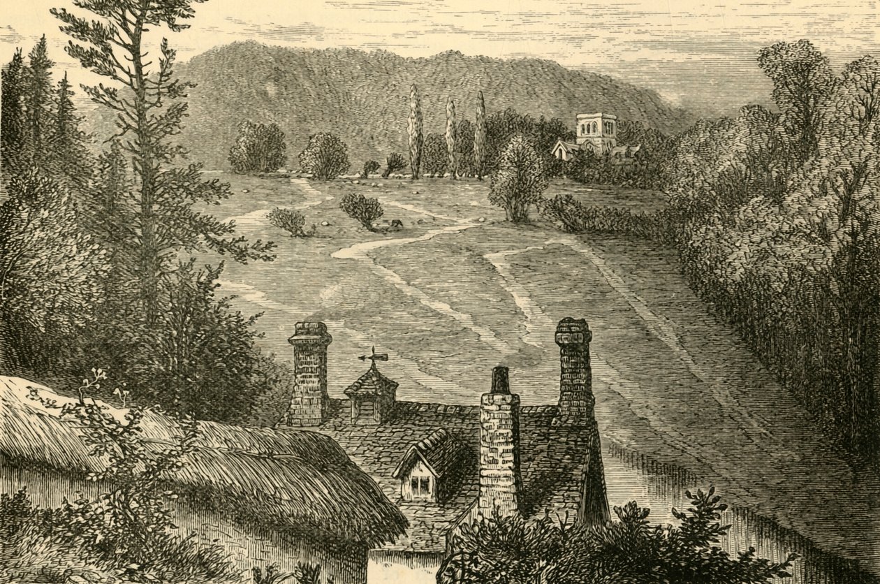 Amesbury, Vespasians Kampına Doğru Bakış, 1898. by Unbekannt