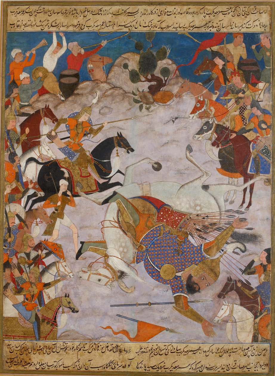 Amir Hamzah, 1562-1565 yakınlarında maddi bir emir saçıyor by Unbekannt