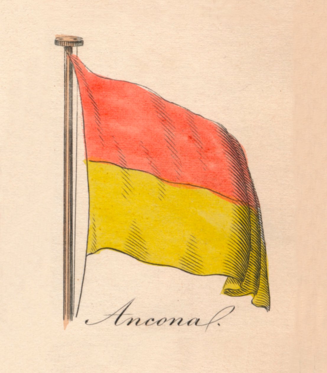 Ancona, 1838 by Unbekannt