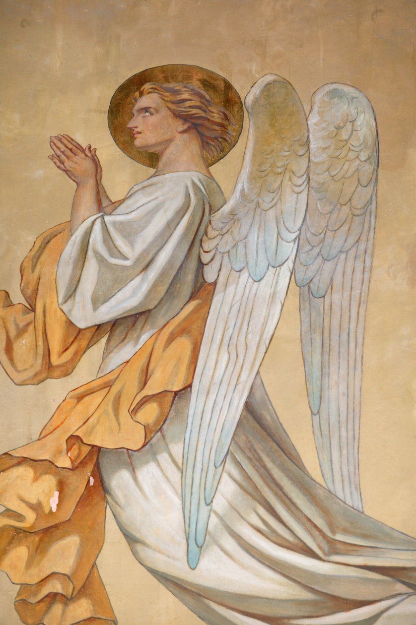 Melek. Saint-Didier kilisesi Voreppe Fransa by Unbekannt