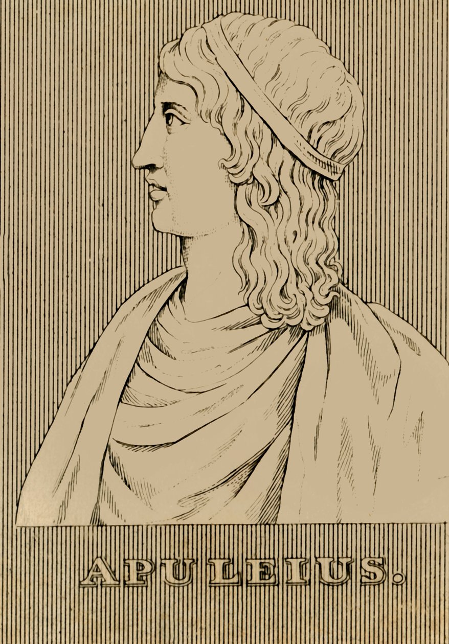 Apuleius, c124-170 AD, 1830 by Unbekannt