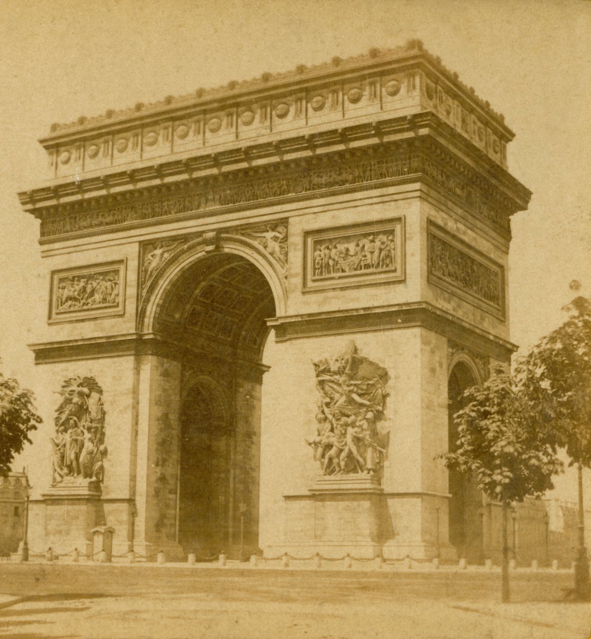 Arc de Triomphe, . by Unbekannt
