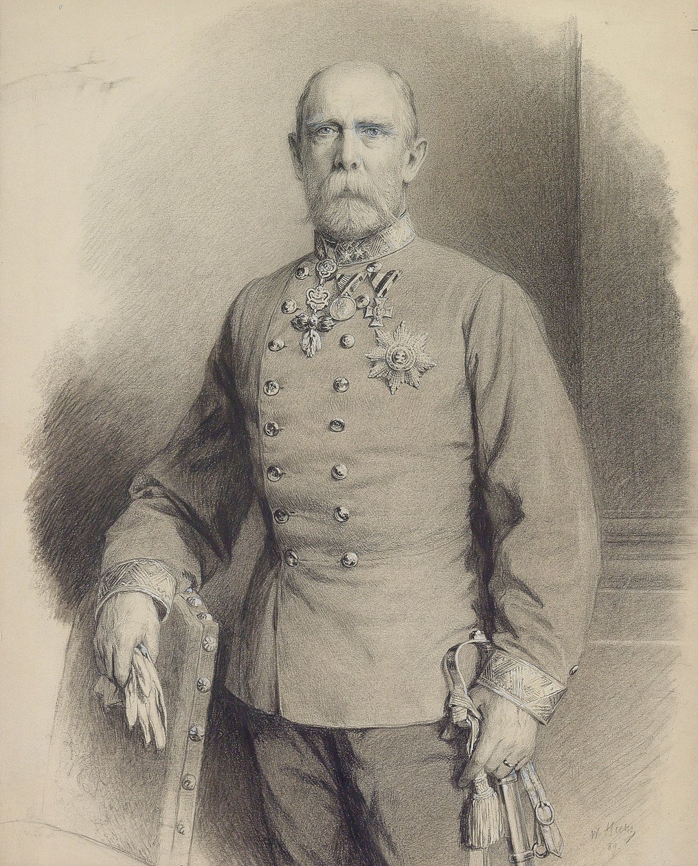 Avusturya Arşidükü Karl Ludwig 1833-1896, 1889. by Unbekannt