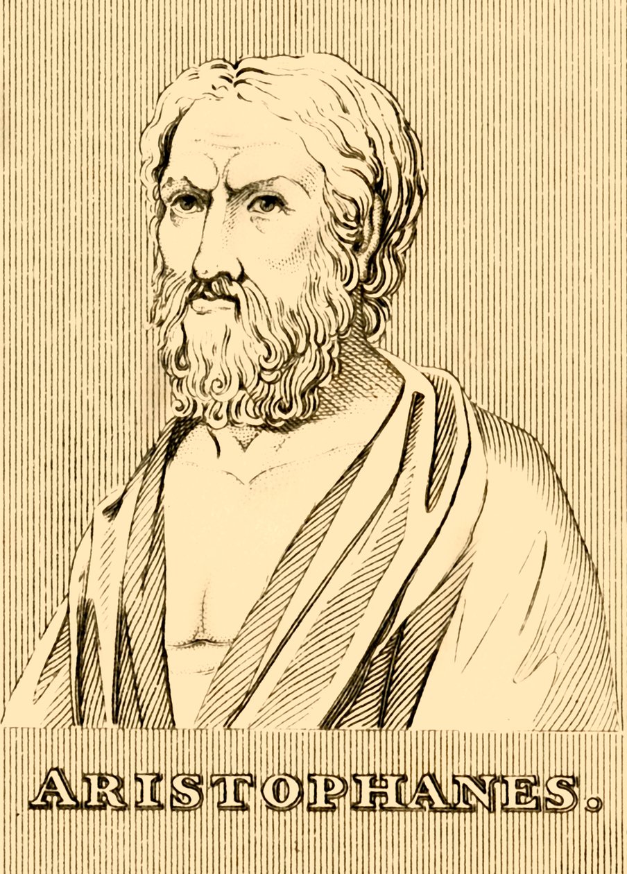 Aristophanes, c460-380 MÖ, 1830. by Unbekannt