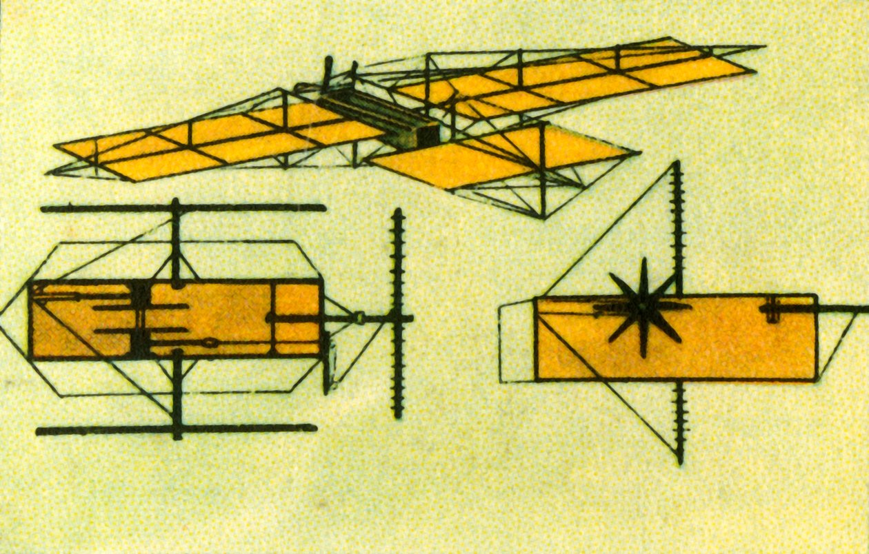 Arnold Böcklins uçan makine, 1885, 1932. by Unbekannt