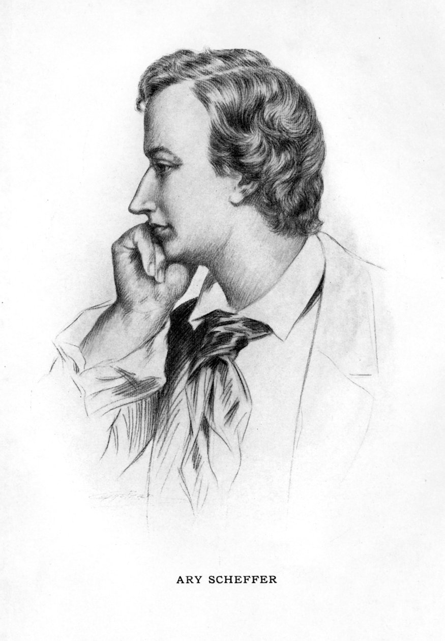 Ary Scheffer, Fransız ressam, 1912 by Unbekannt