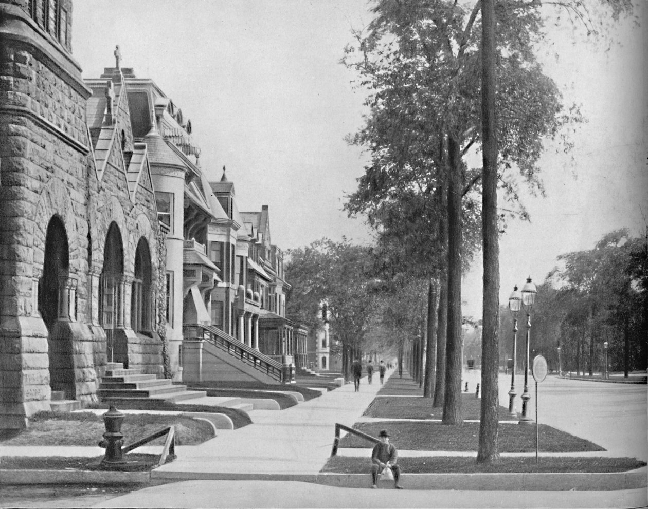 Ashland Bulvarı, Şikago, c1897. by Unbekannt