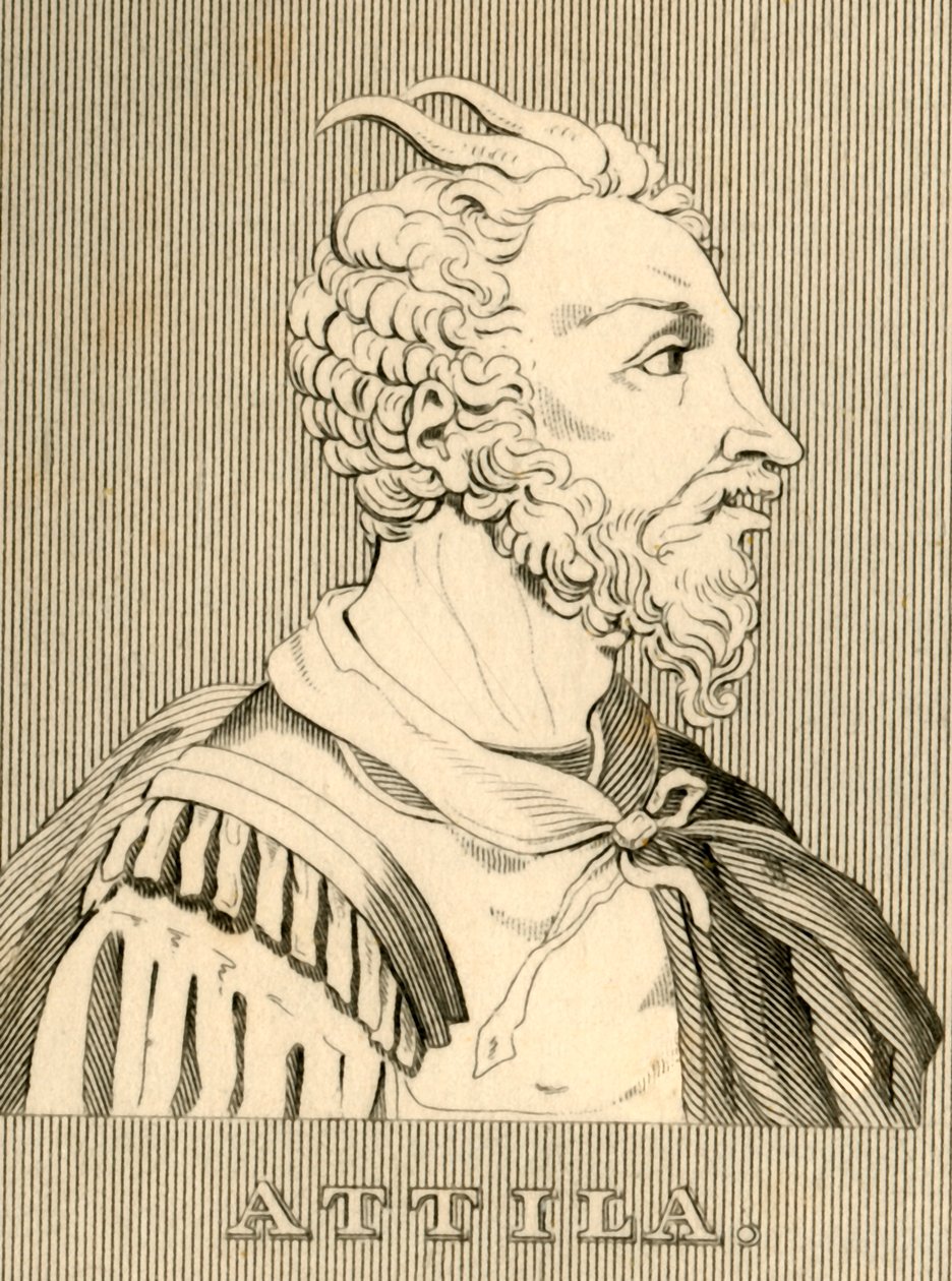 Atilla, c406-453, 1830. by Unbekannt
