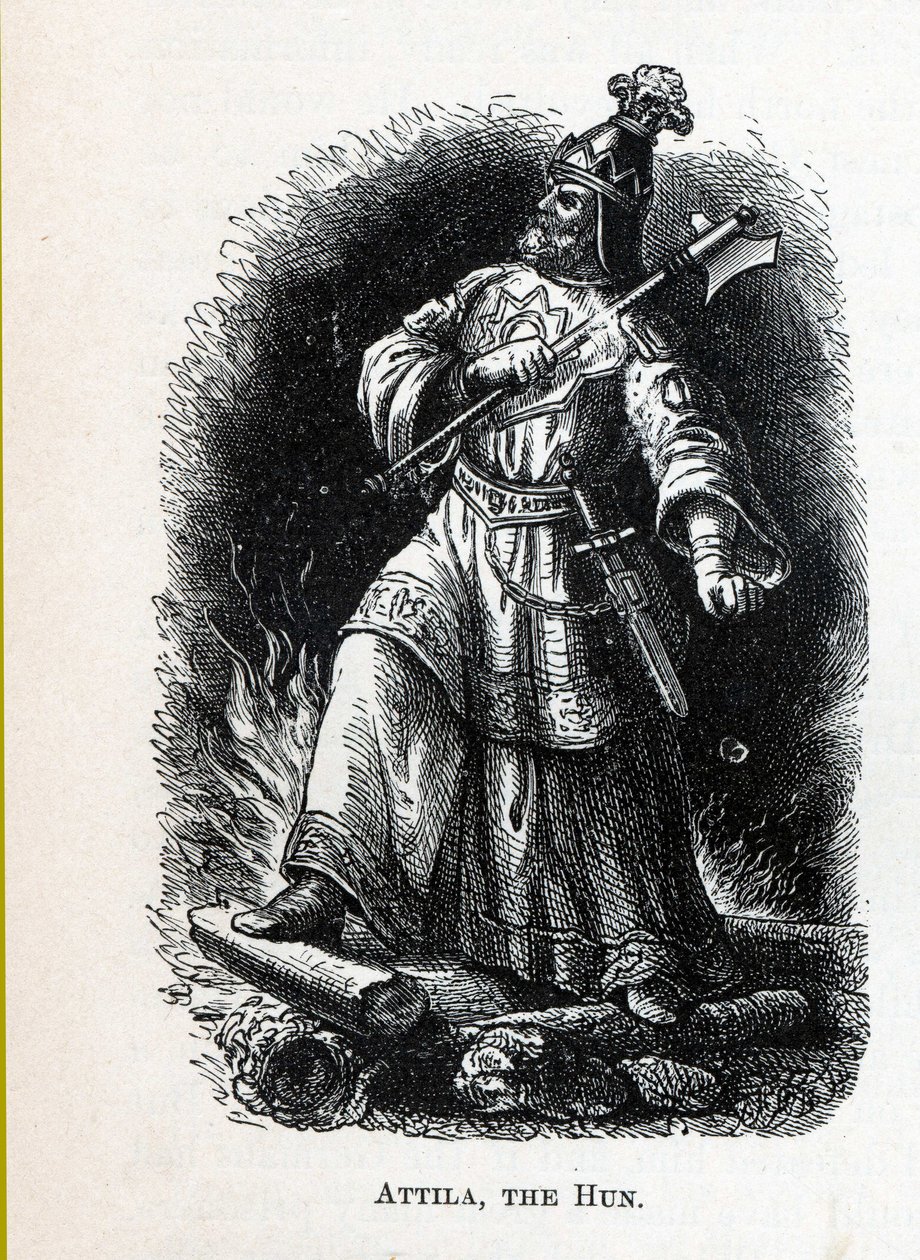 Atilla Hun, 1882 by Unbekannt