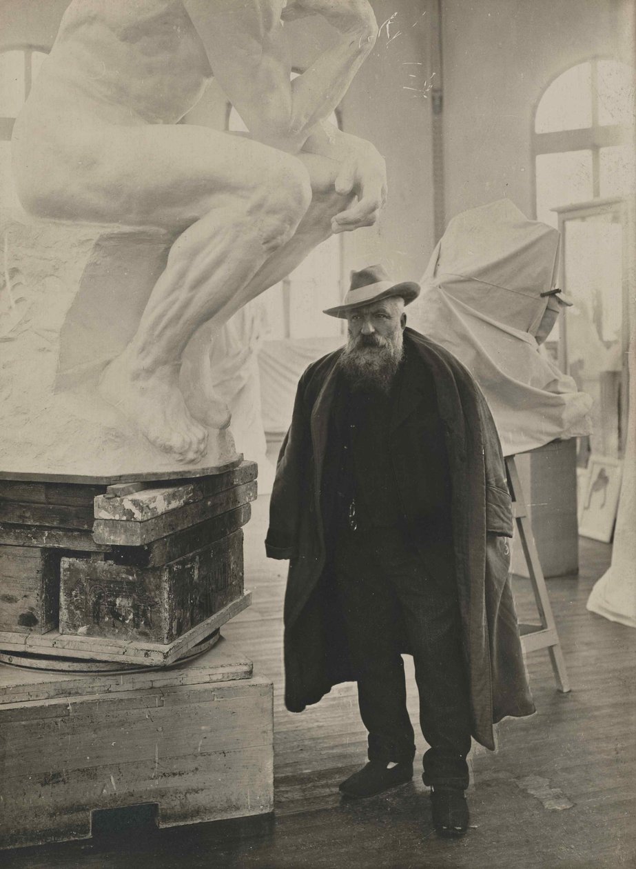 Auguste Rodin stüdyosunda. by Unbekannt