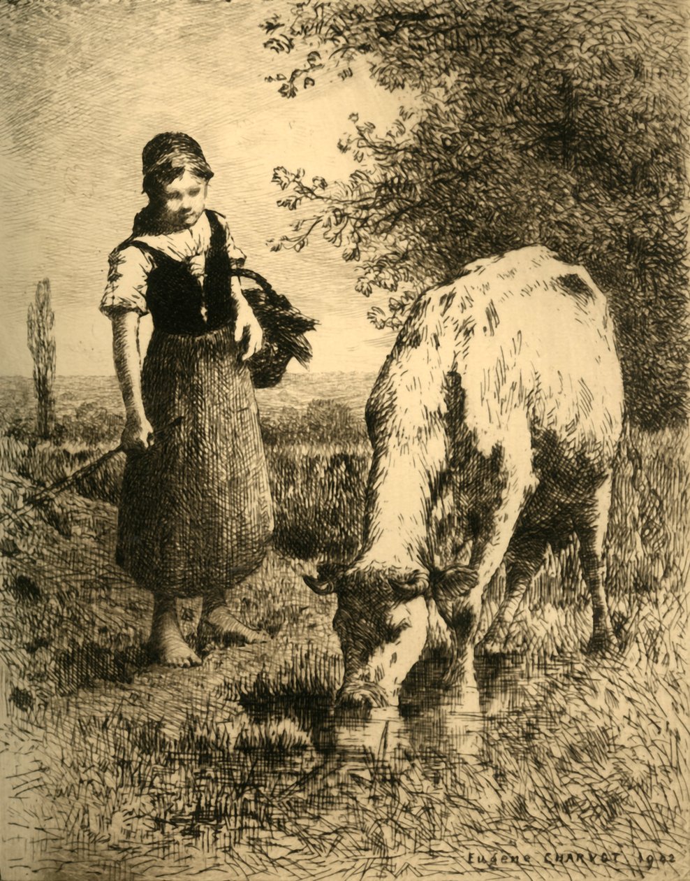 Tarlalarda, 1903. by Unbekannt