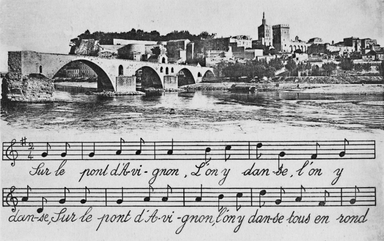 Avignon. - St-Benezet Köprüsü, c1925 by Unbekannt