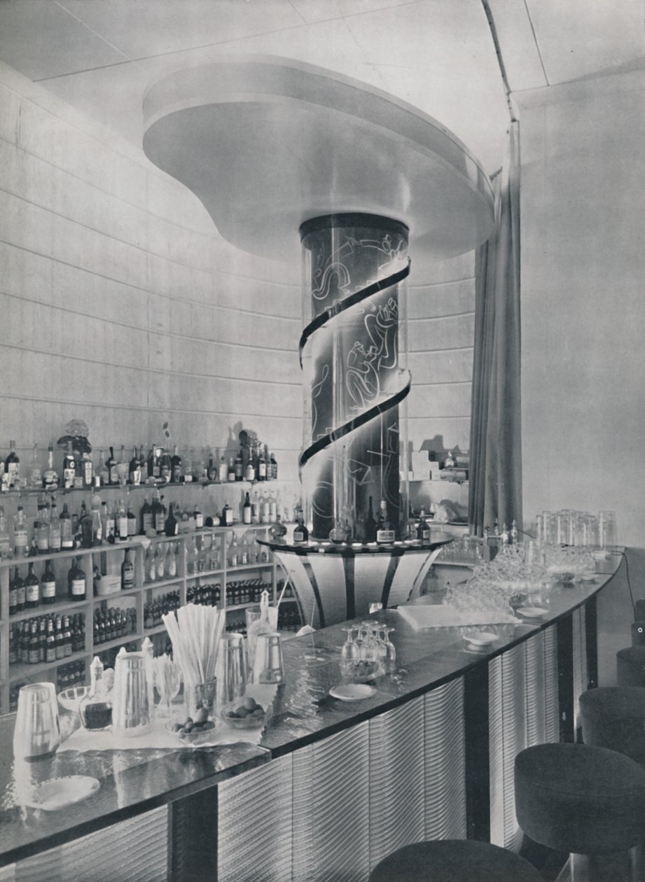 Bir Garden Club Restoranı için Bar, 1942. by Unbekannt