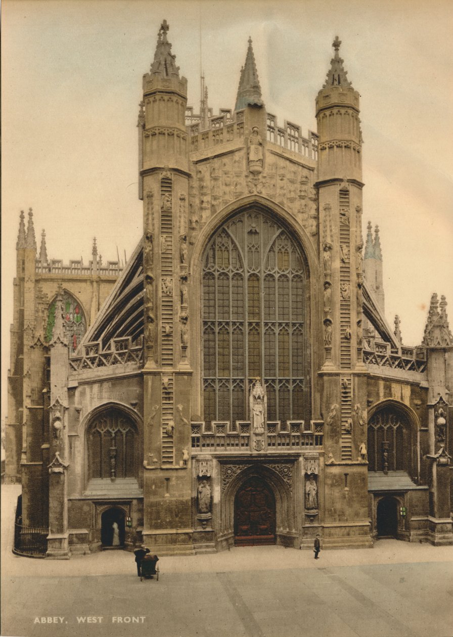 Bath Manastırı, Batı cephesi, c1925 by Unbekannt