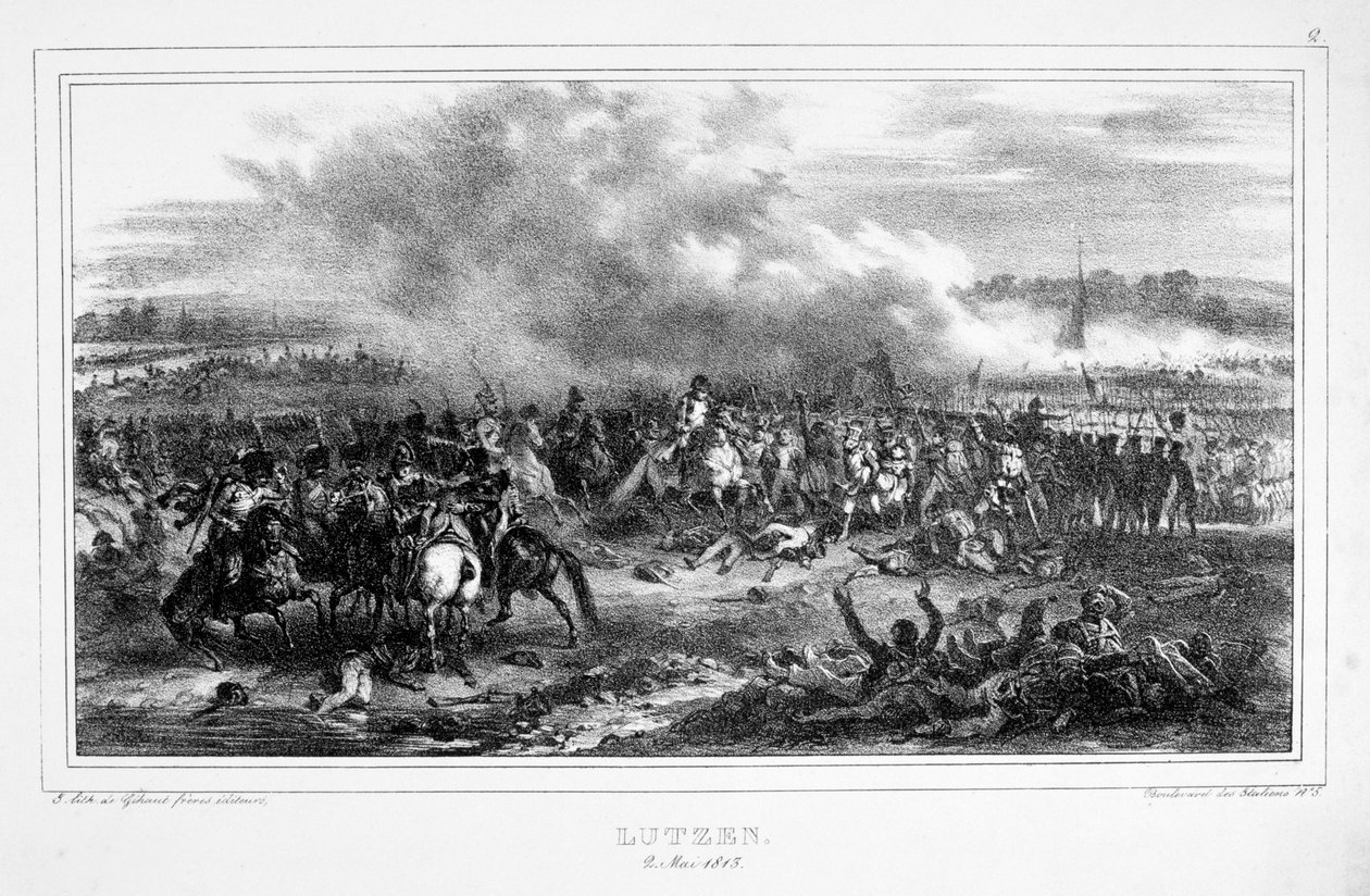 Lutzen Savaşı, 2 Mayıs 1813 by Unbekannt