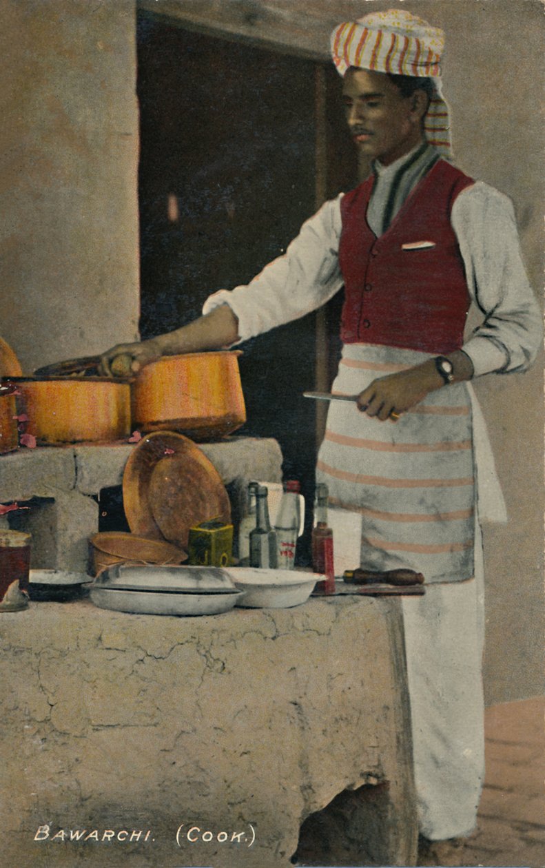 Bawarchi Cook, c1910. by Unbekannt