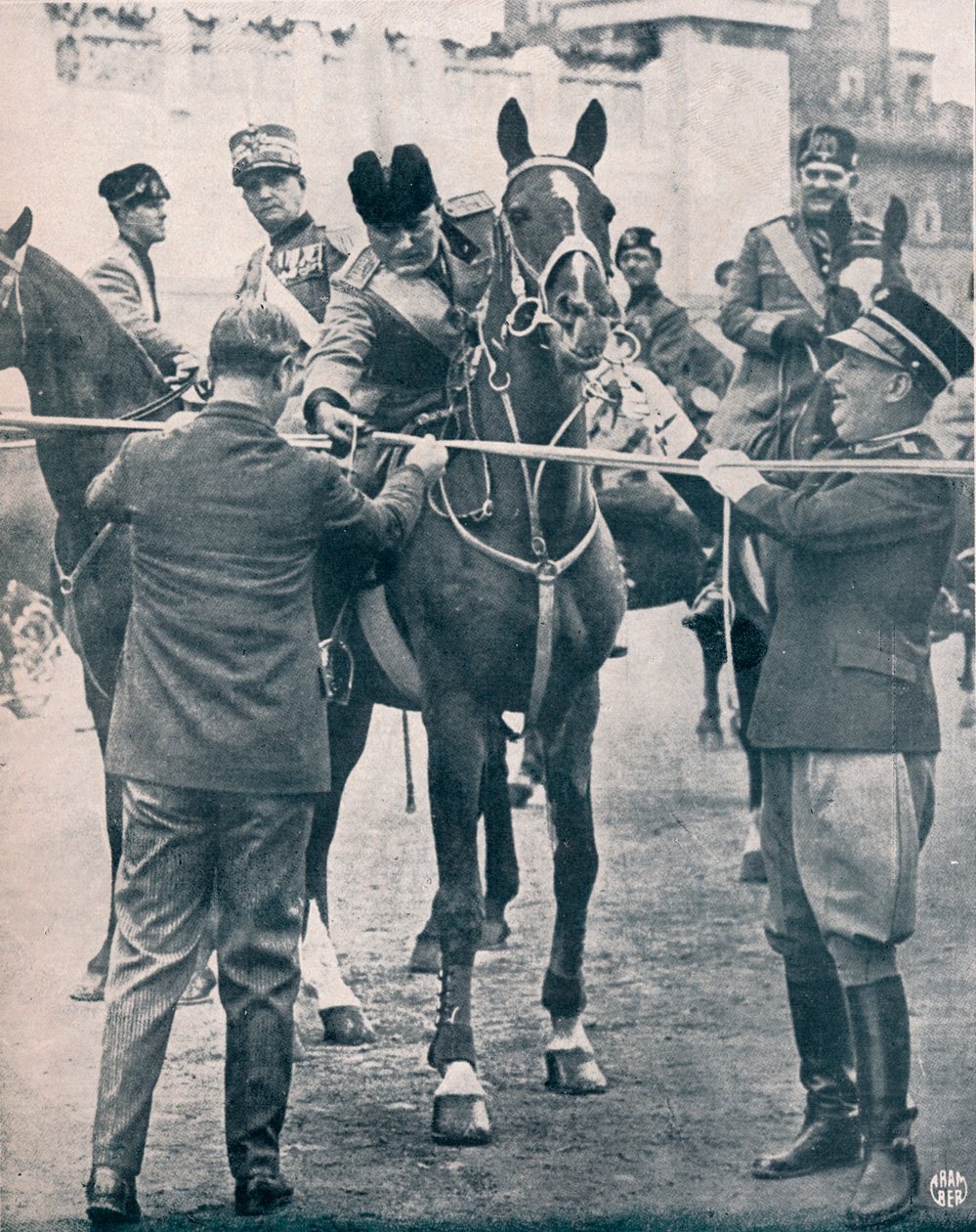 Benito Mussolini, İtalyan faşist lider, c1922-1933 by Unbekannt