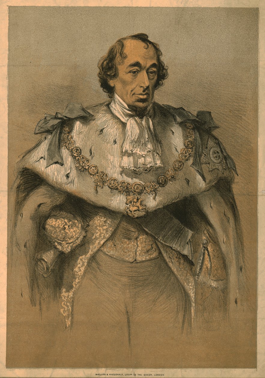 Benjamin Disraeli, c1870. by Unbekannt