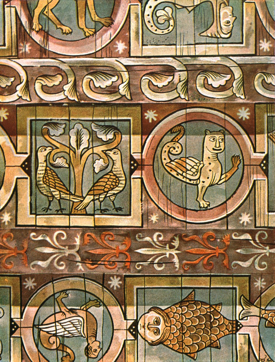 Bestiary tavanı, Metz, Fransa, 1928. by Unbekannt