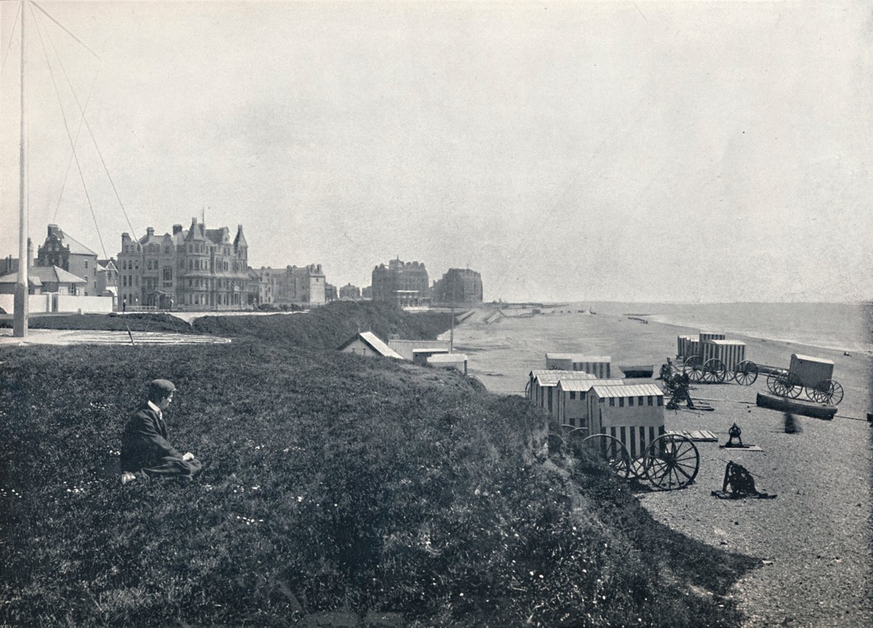 Bexhill - Oteller ve Plaj, 1895 by Unbekannt