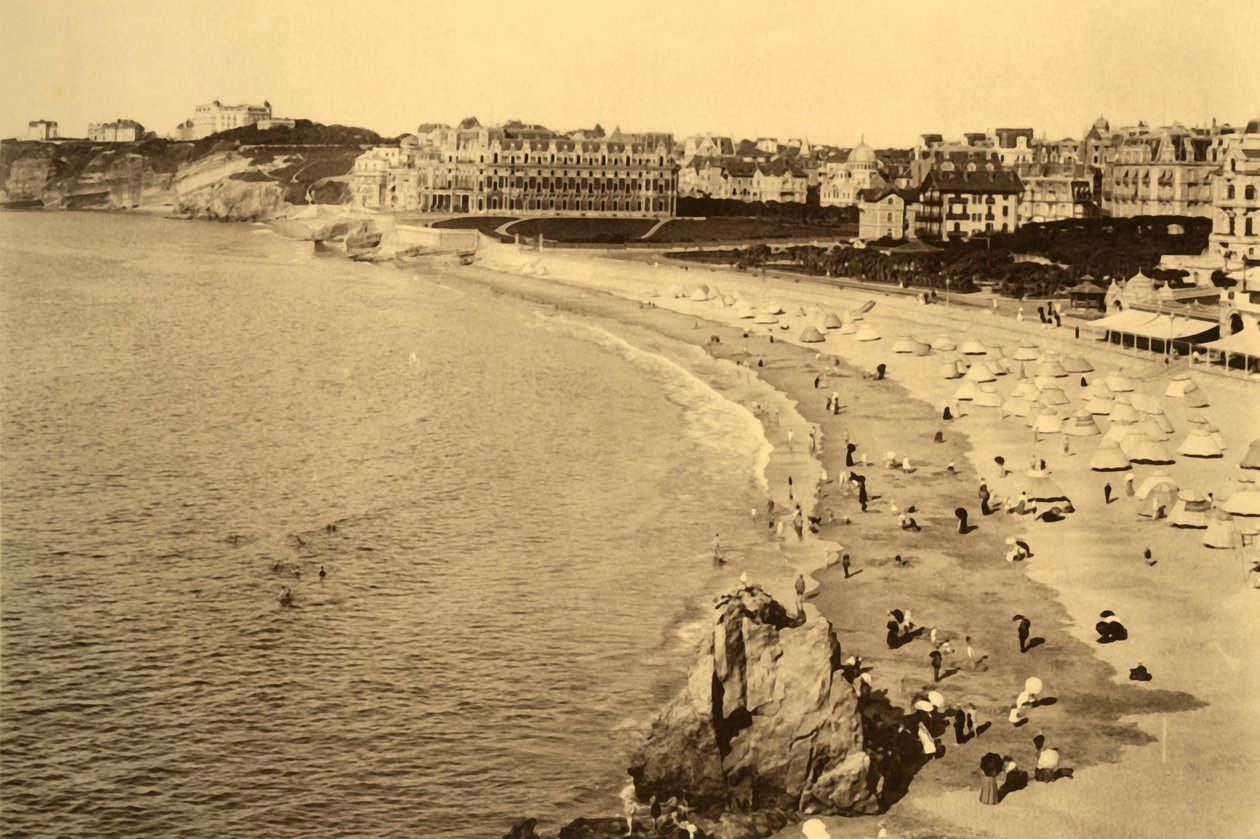 Biarritz - Büyük Sahil, c1930. by Unbekannt