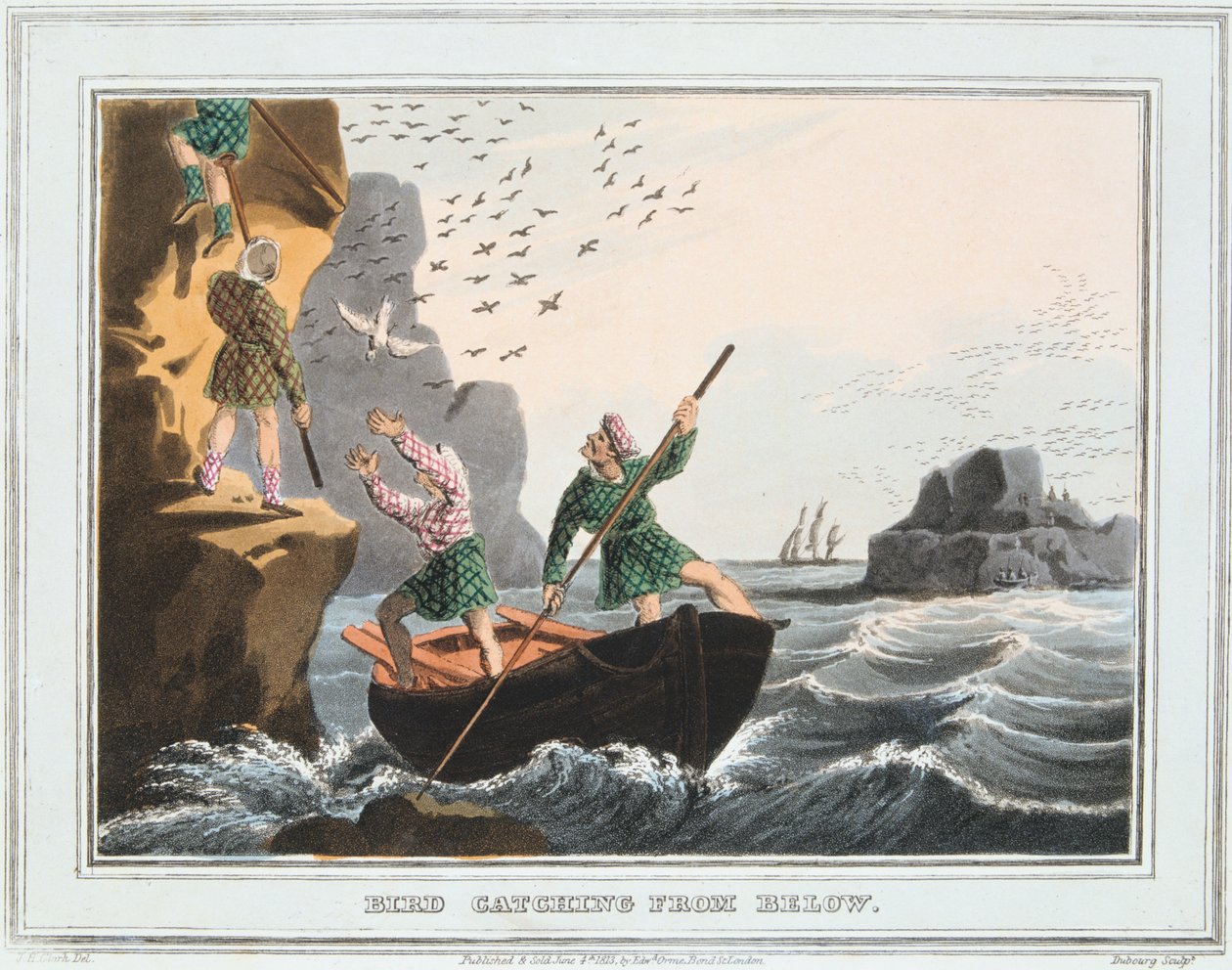 Aşağıdan Kuş Avı, Shetland Adaları, 1813 by Unbekannt