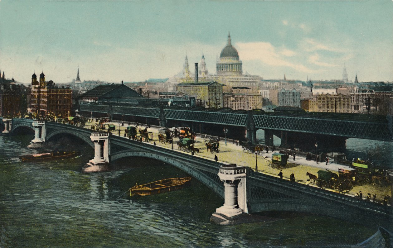 Blackfriars Köprüsü, Londra, 1911. by Unbekannt