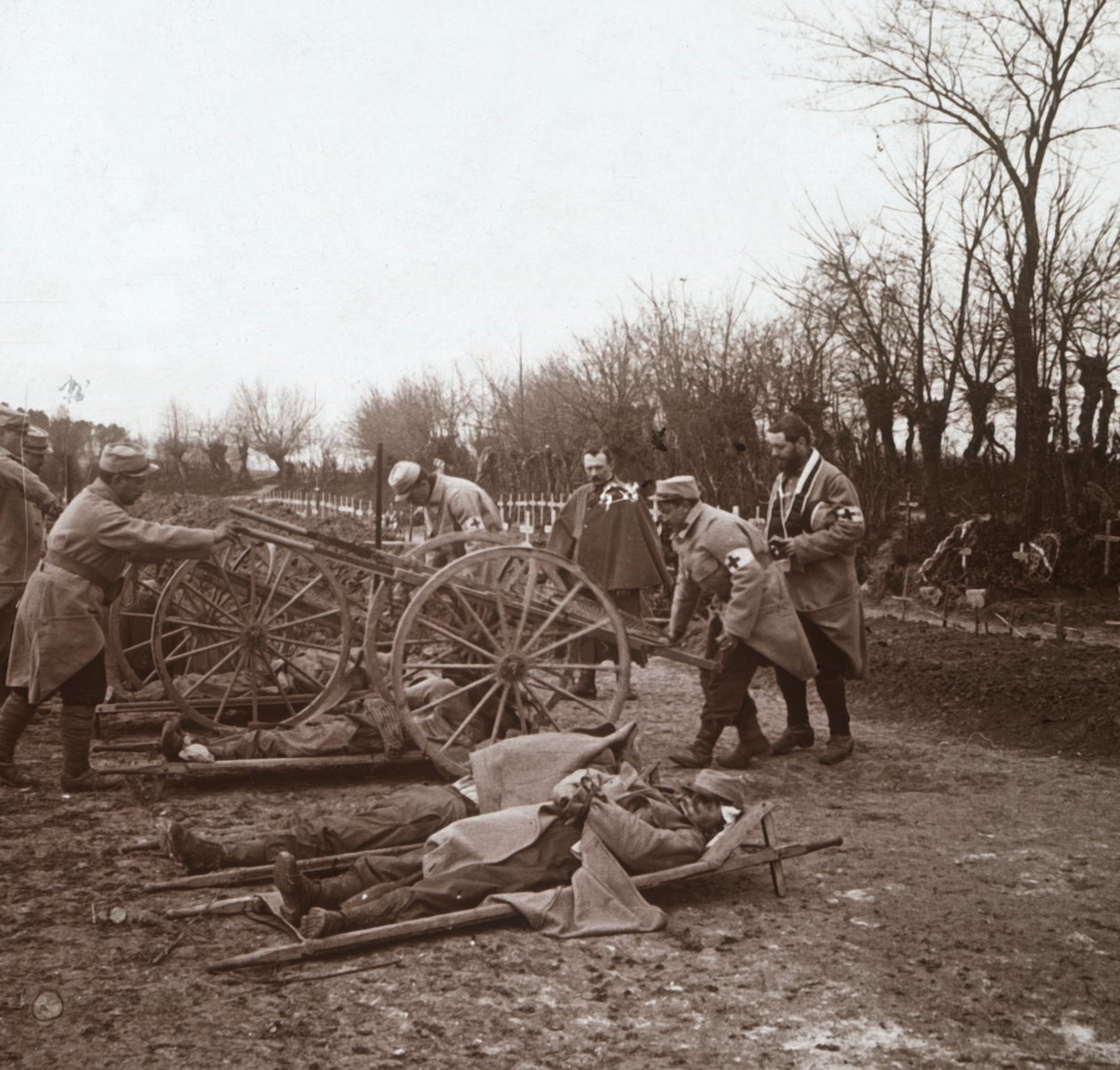 Cesetler, Villers-au-Bois, kuzey Fransa, c1914-c1918. by Unbekannt