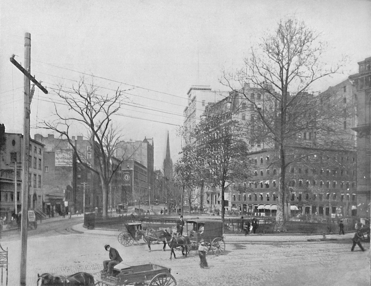 Bowling Green, New York, c1897. by Unbekannt