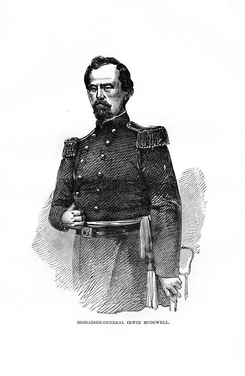 Tuğgeneral Irvin McDowell, Amerikan askeri subayı, 1872 by Unbekannt