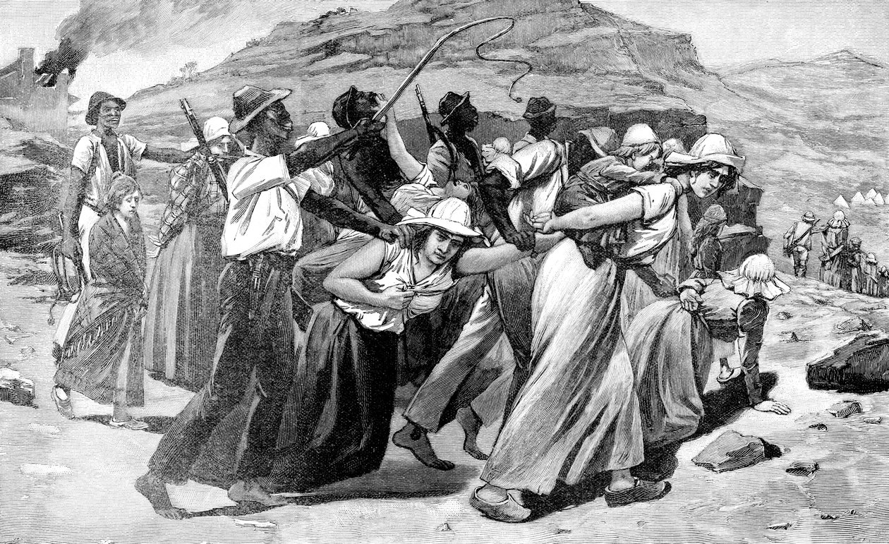 Boer kadın ve çocuklarına İngiliz muamelesi, 1900 by Unbekannt
