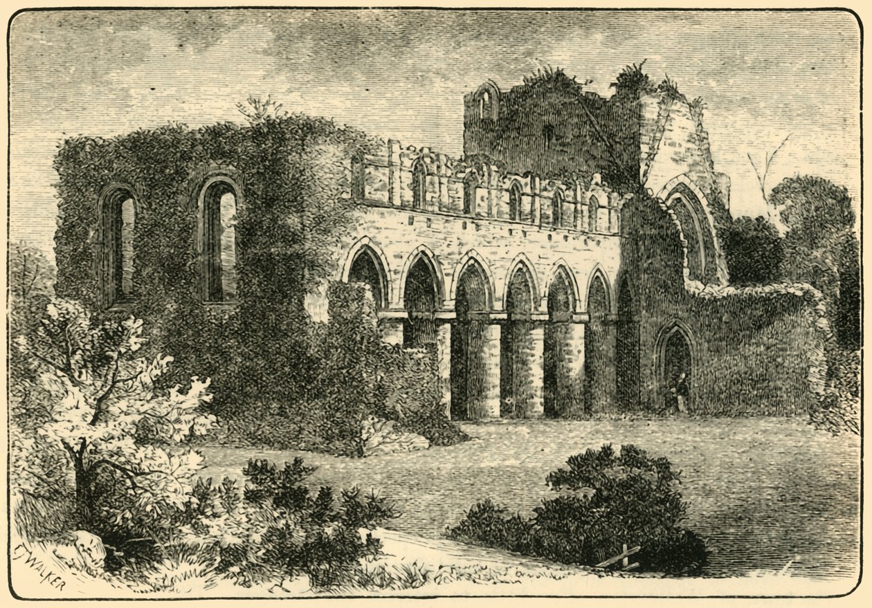 Buildwas Manastırı, 1898. by Unbekannt