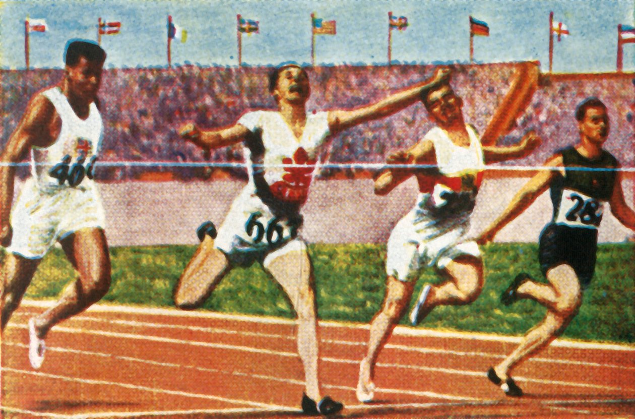 Kanadalı sprinter Percy Williams, 1928. by Unbekannt