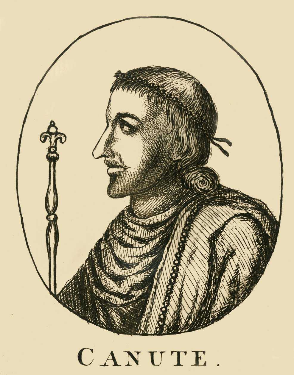 Canute, 18. yüzyıl. by Unbekannt