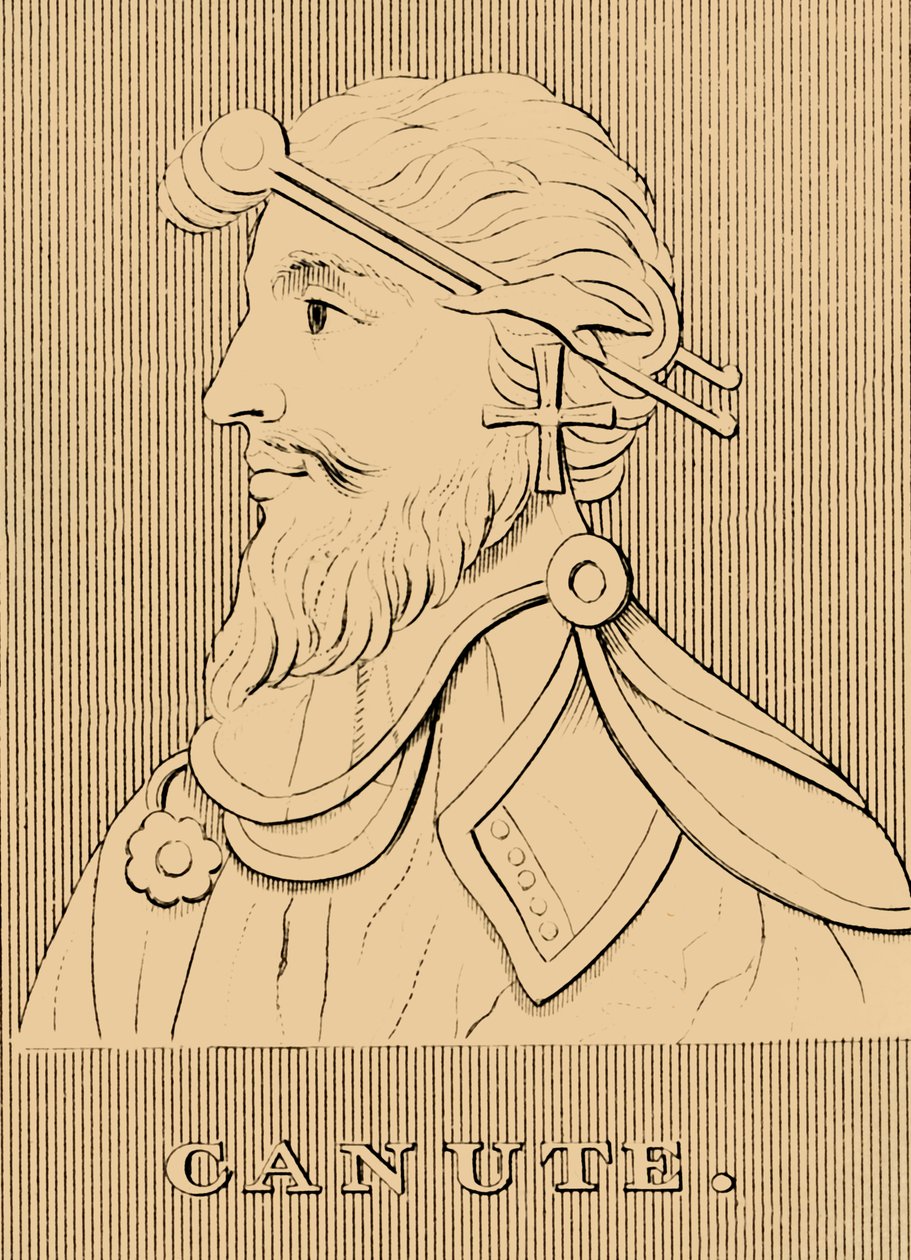Canute, c995-1035, 1830. by Unbekannt