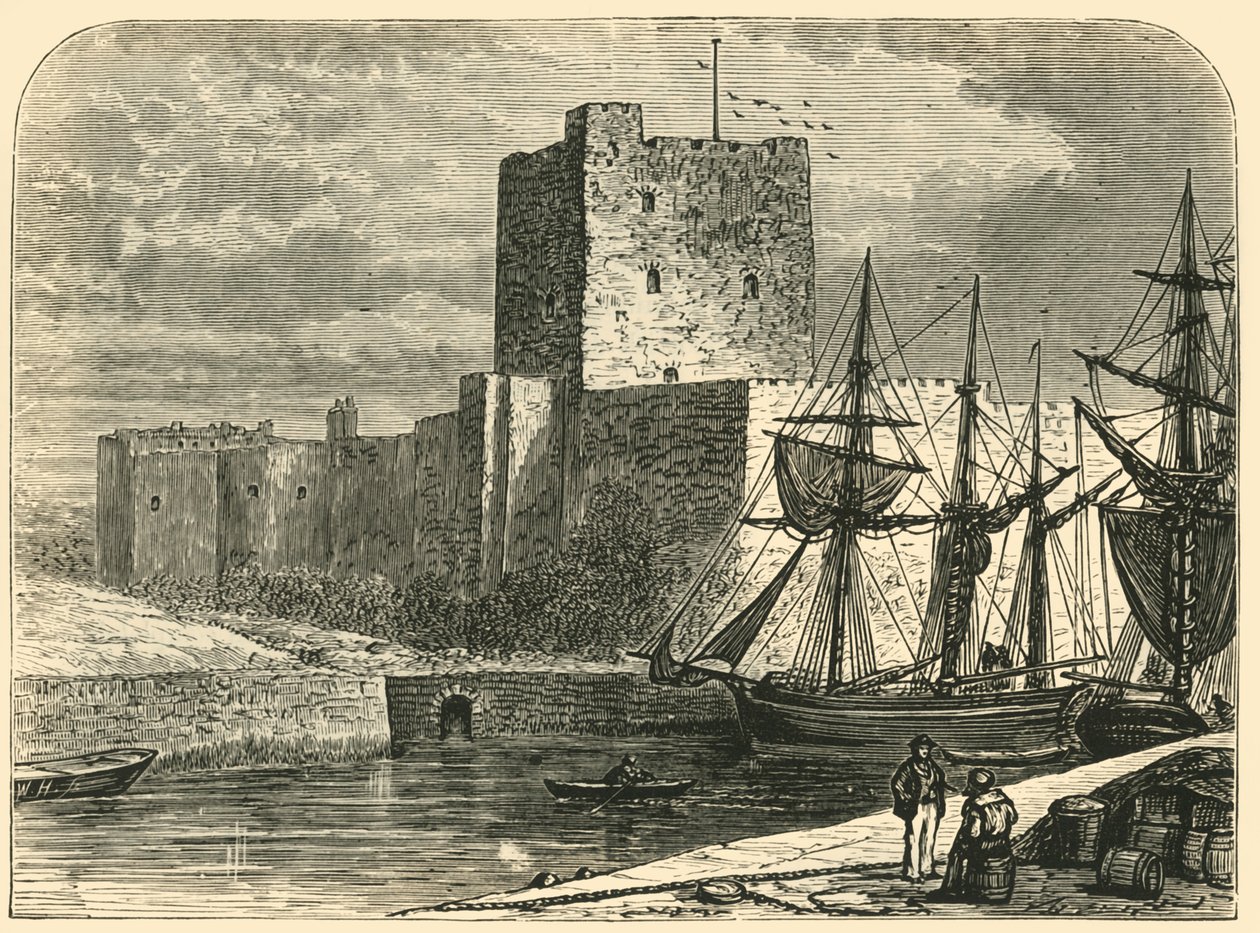 Carrickfergus Kalesi, 1898. by Unbekannt