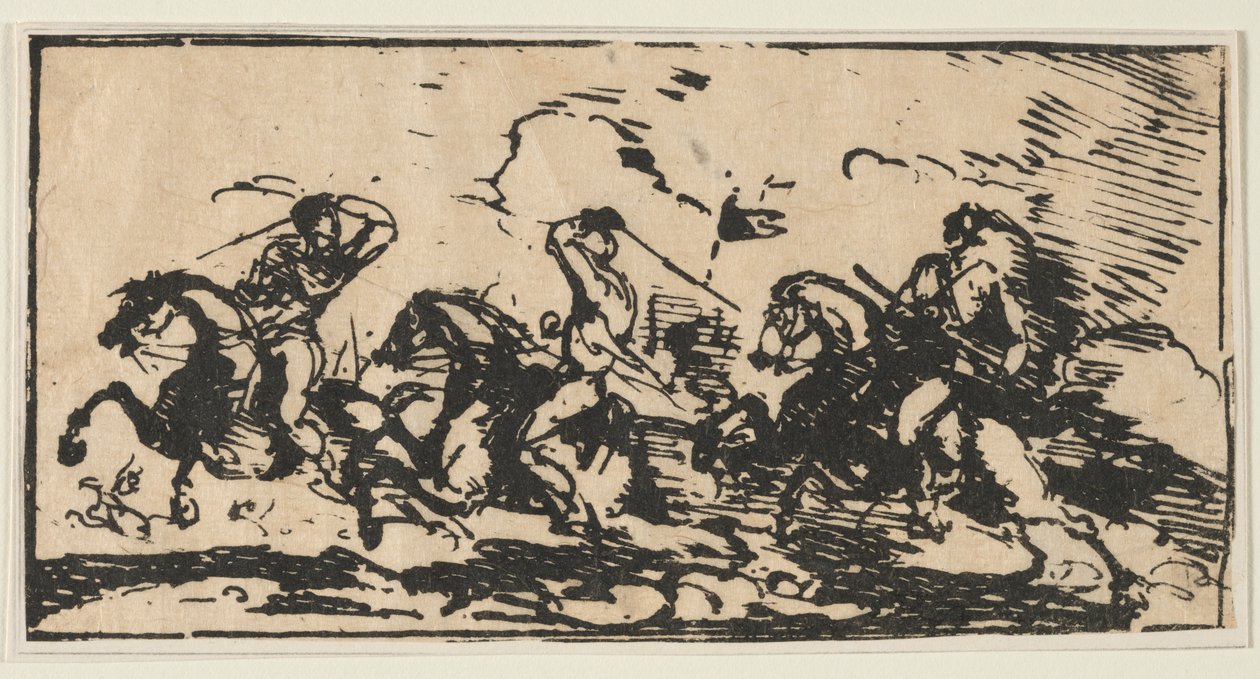 Süvari Savaşı, c. 1803. by Unbekannt
